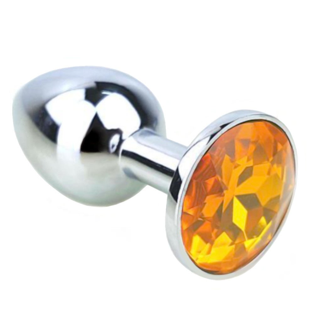 13 Colors Jeweled 2" Metal Plug - lovemesex