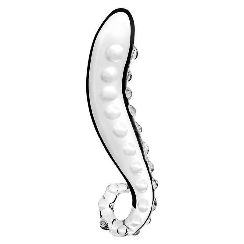 Tentacle Textured Sensual Glass Dildo 6 inches - lovemesex Tentacle Textured Sensual Glass Dildo 6 inches - lovemesex