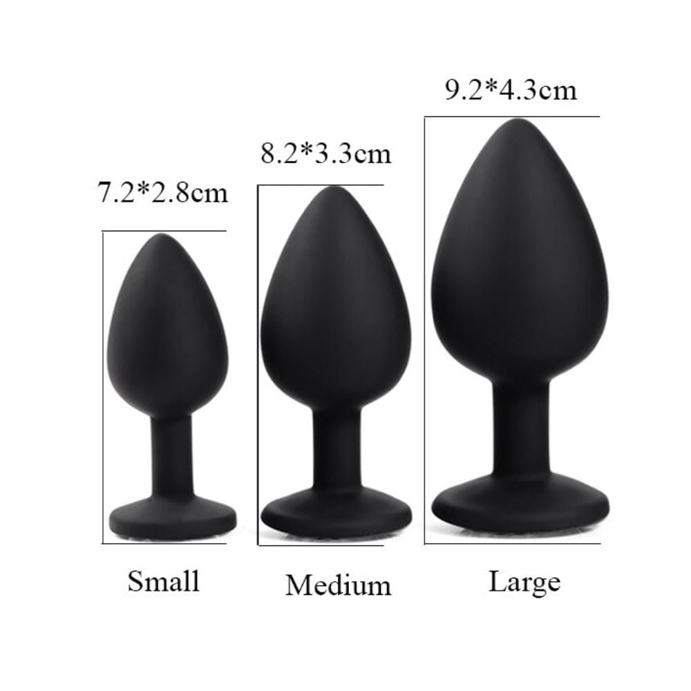 15" Dark Fox Tail with Black Frosted Metal Plug and Extra Vibrator - lovemesexTail Plug