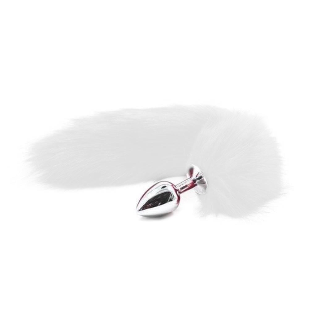 17" Tail Multi Color Stainless steel Plug - lovemesexTail Plug