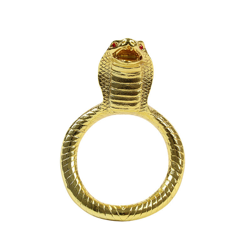 Zinc Alloy Snake Head Lock Cock Ring Scrotum-lovemesex.myshopify.com