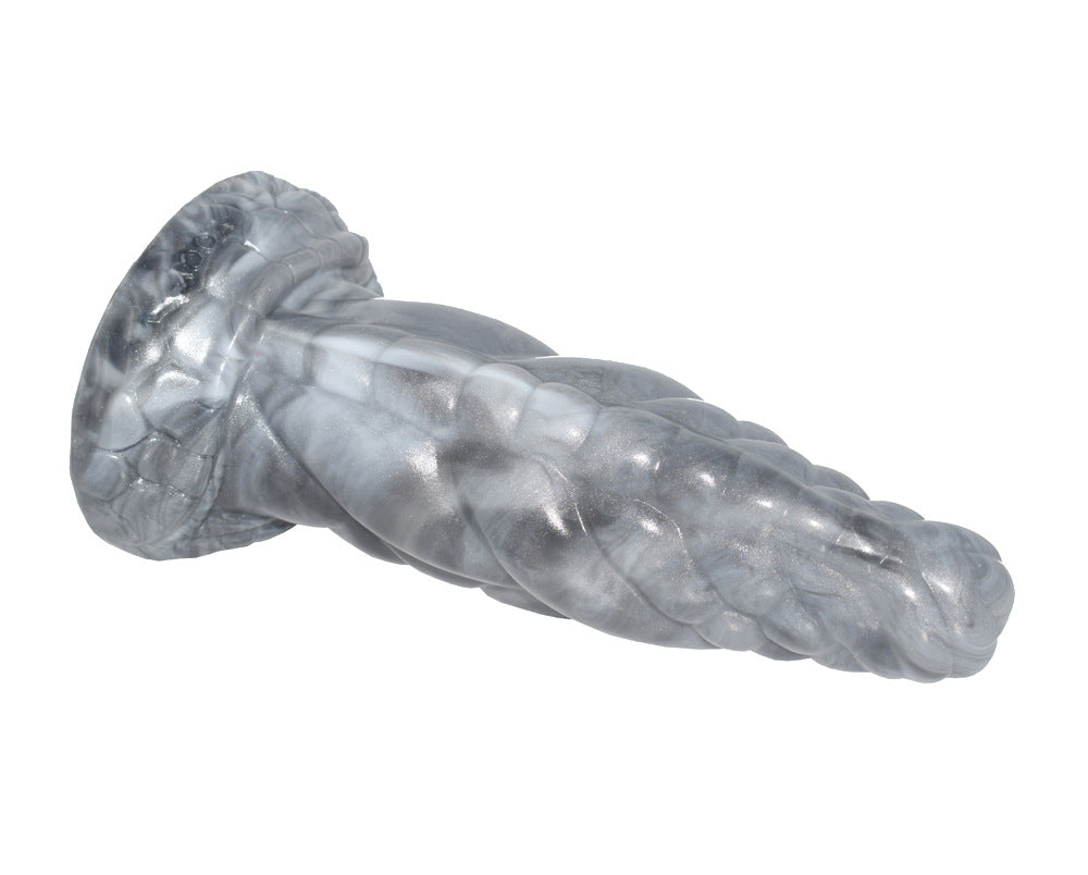 Silver Dildo Simulation Toy