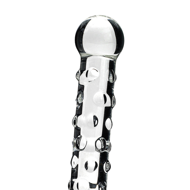 Nubby Textured Sensual Glass Dildo-lovemesex.myshopify.com