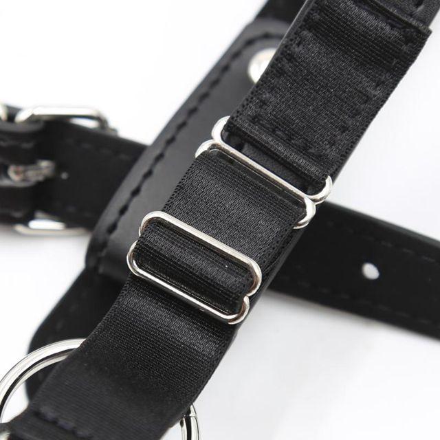 Silicone Mouth Gag Head Cover Nose Hook