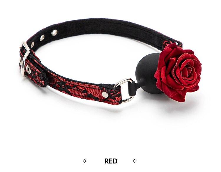 Rose Mouth Lace Ball Gag