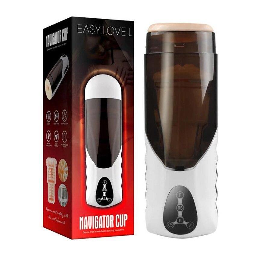 EASY.LOVE L Heated Vagina & Anus Male Masturbation Cup - lovemesex EASY.LOVE L Heated Vagina & Anus Male Masturbation Cup - lovemesex