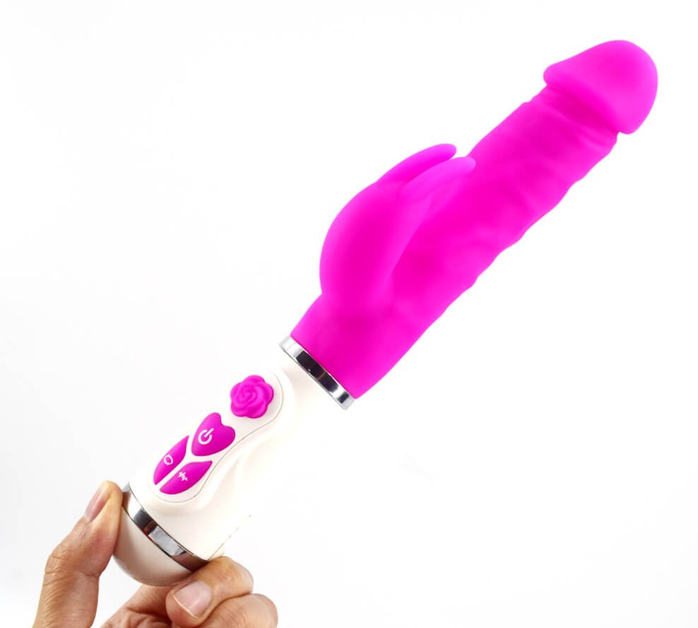 Faak Intelligent heating Rechargeable G-Spot dildo Rabbit Vibrator - lovemesexrabbit vibrator