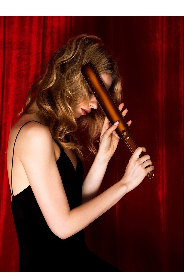 Handmade Fetish Fantasy Extreme Advanced Leather Spanking Paddle - lovemesexSpankers and Ticklers