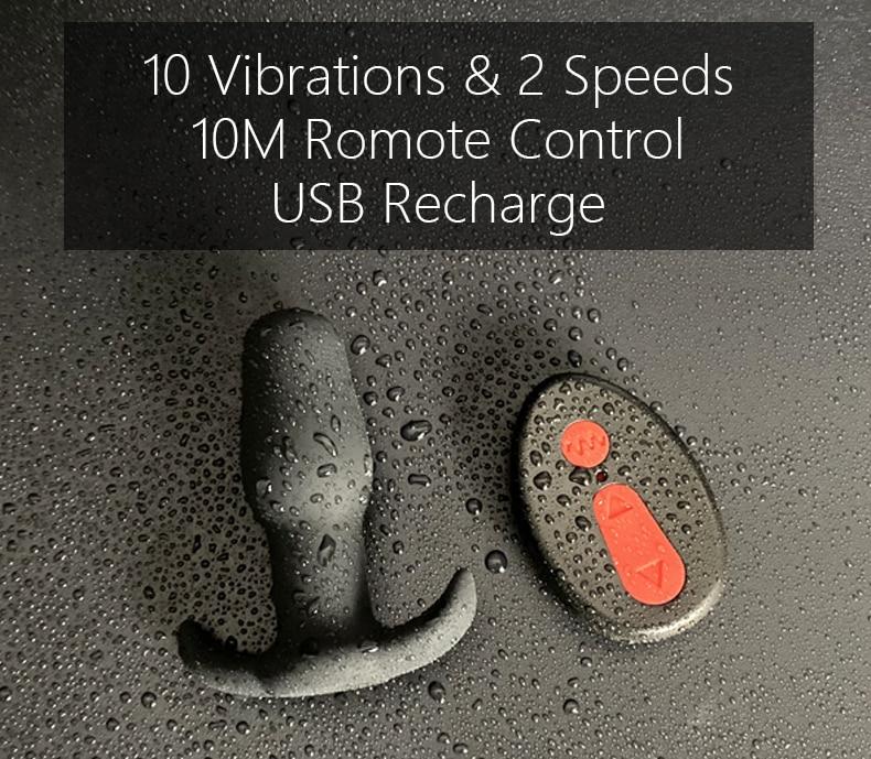 HOTBOY Automatic Electric Remote Control Small Anal Plug Prostate Vibrator - lovemesexAnal Vibrators
