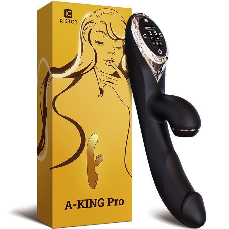 KISTOY A-KING PRO Inflation Vibrator With LED Screen - lovemesexRabbit Vibrators