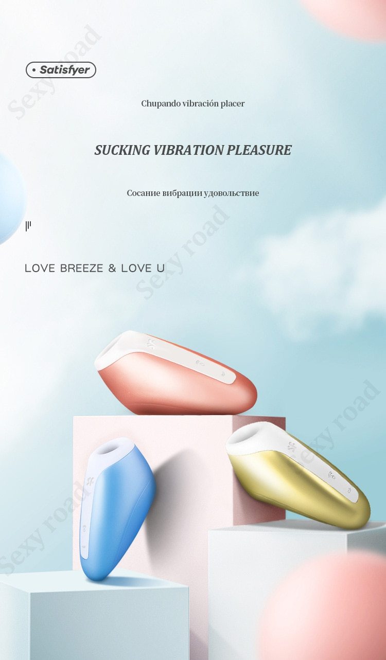 Satisfyer Love Breeze Vibrators Clitoris Sucker Licking Mini Clitoris Stimulator Nipple