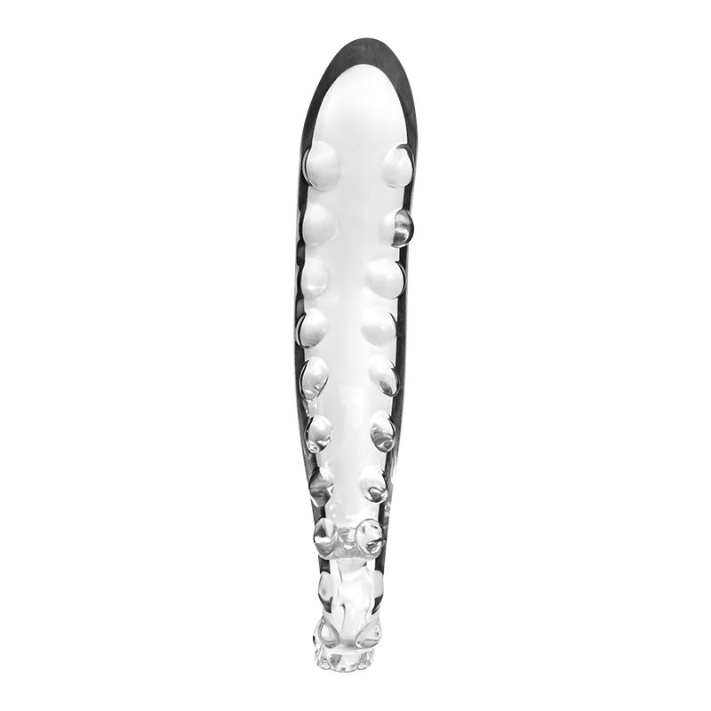 Tentacle Textured Sensual Glass Dildo 6 inches-lovemesex.myshopify.com