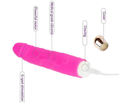 Strap-On Harness Kit with Vibration Silicone Dildos ( Random Color)-lovemesex.myshopify.com