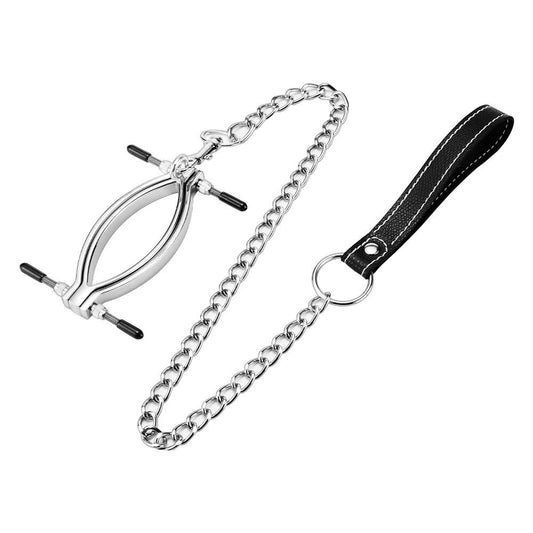 Stainless Steel Adjustable Pussy Clamp With Chain
