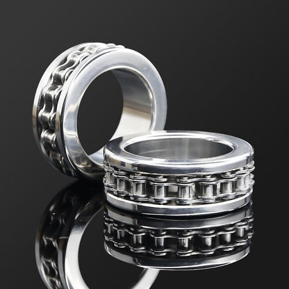 Stainless Steel Cock Ring Anti Early Ejaculation-lovemesex.myshopify.com