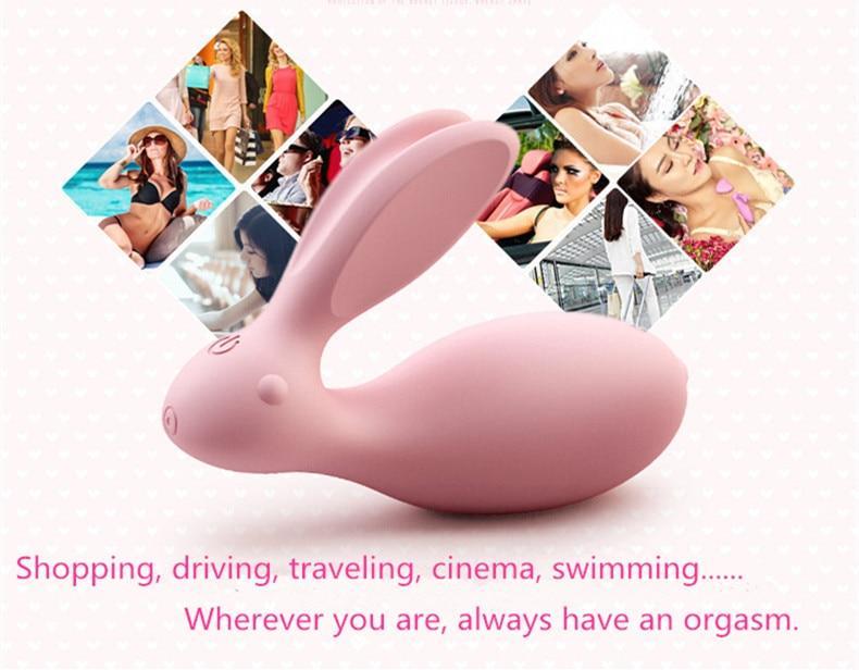 WOWYES Dual Women Rabbit Sex Waterproof Vibrator-lovemesex.myshopify.com