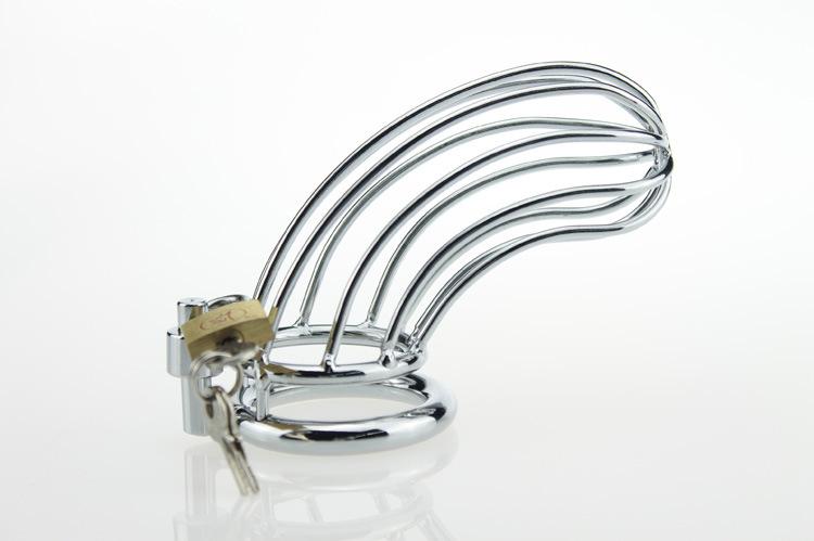 Stainless Steel Male Chastity Cock Cage-lovemesex.myshopify.com