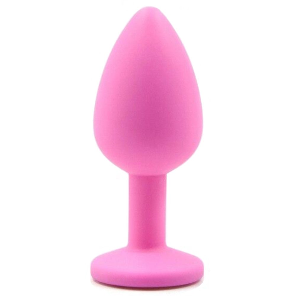 3" Tail Plug White/Pink/Black Bunny Silicone - lovemesexTail Plug