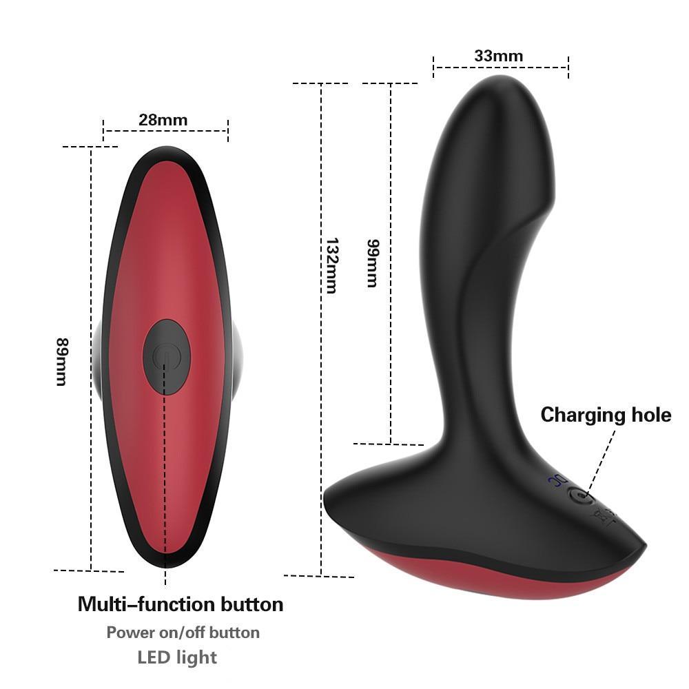 Vibrating Prostate Massager Smart Anal Plug Bluetooth Vibrator Plugs-lovemesex.myshopify.com