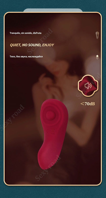 Satisfyer Sexy Secret Silicone G-spot Vibrator Portable Wearable APP Remote Control Clitoris Stimulator