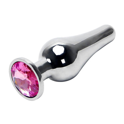 3.5" Pear-shaped Crystal Jeweled Plug - lovemesex