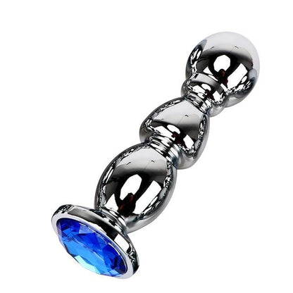 4 Colors Jeweled 5" Stainless Steel with Ball-shaped Head Plug - lovemesex
