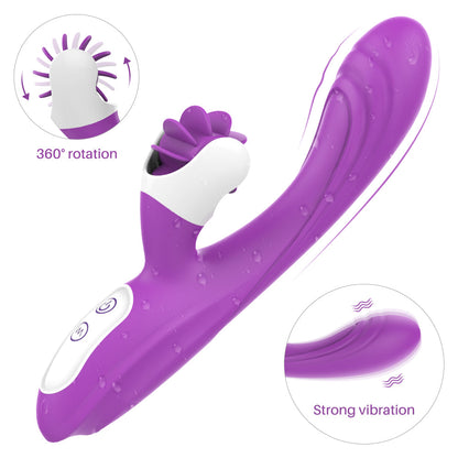 Rabbit Vibrator Vaginal Clitoral massager Female Masturbator Sex Toys for Women