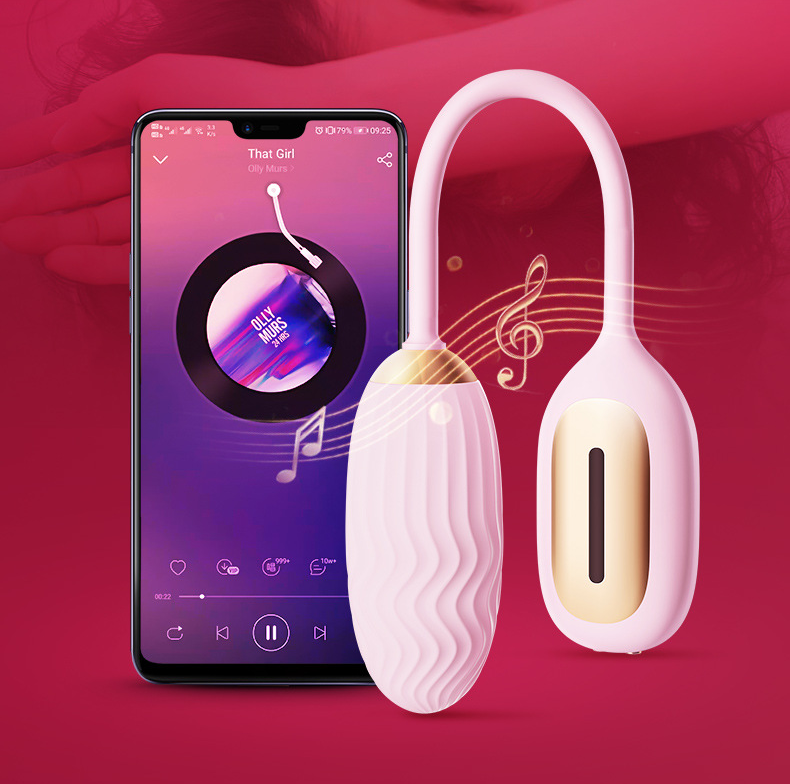 SVAKOM Natalia App Music Mode Controlled Rechargeable Textured Love Egg Vibrator