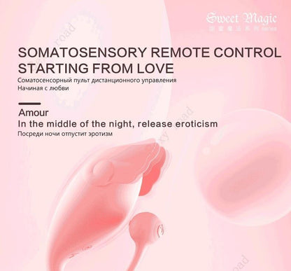 ZALO  G-Spot Clitoris Stimulation Vibrator Body Sensing Remote Control Vaginal Silicone