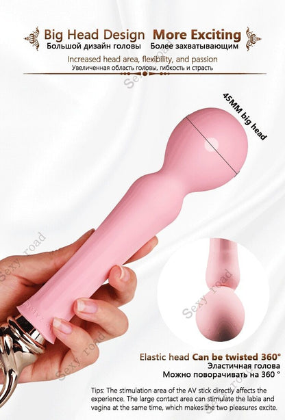 ZALO Courage Silicone G-spot Vibrator Couple Sexual Pleasure Heating Massager Wand Clitoris Stimulator