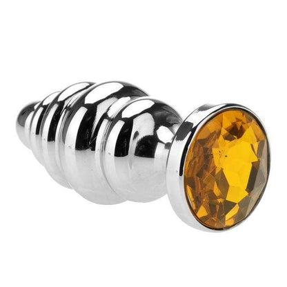 7 Colors Jeweled Spiral Beads Aluminum Alloy Plug - lovemesex
