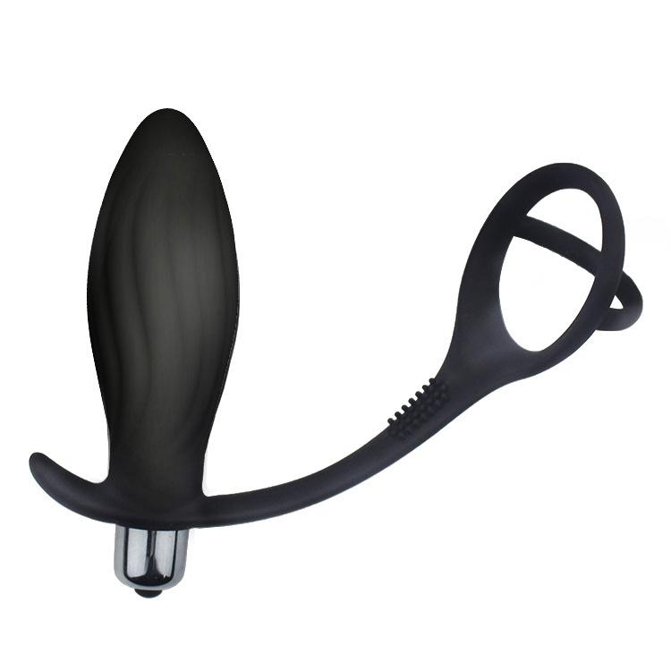 SexBay Inside Job Silicone Cock Ring and Butt Plug