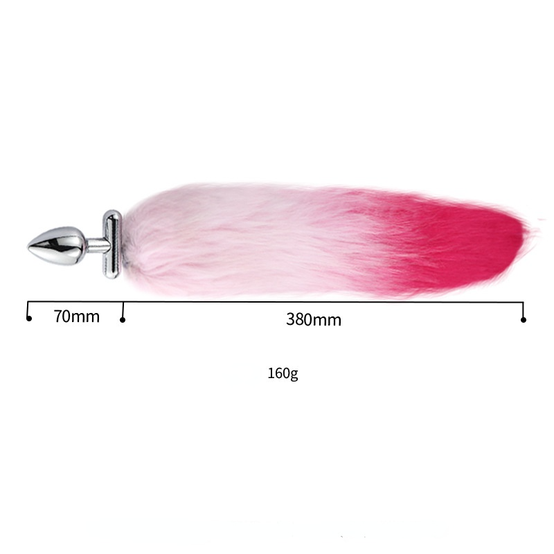 Stainless Steel Faux Fox Tail Butt Plug For Cosplay and Outside Wear-lovemesex.myshopify.com