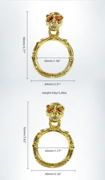 Zinc Alloy Skeleton Seminal Lock Ring Scrotal Penis-lovemesex.myshopify.com
