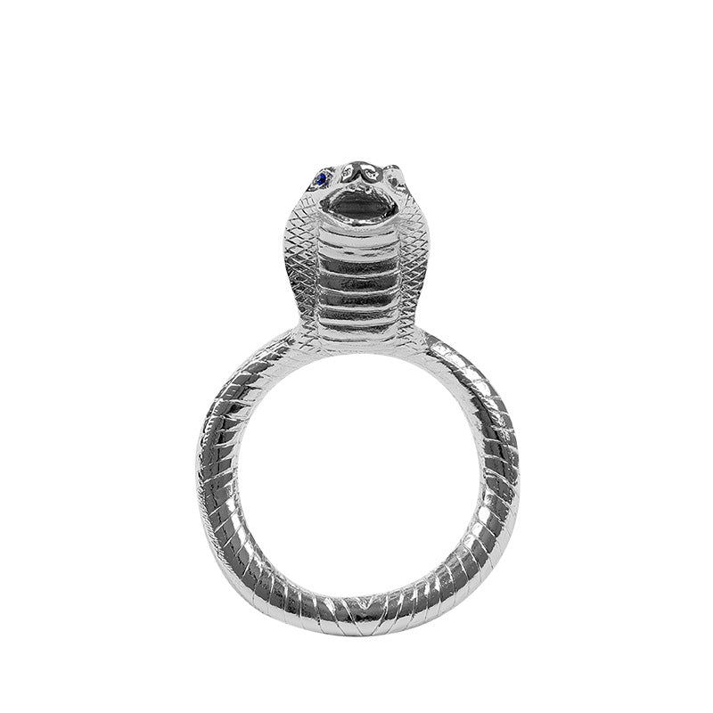 Zinc Alloy Snake Head Lock Cock Ring Scrotum-lovemesex.myshopify.com