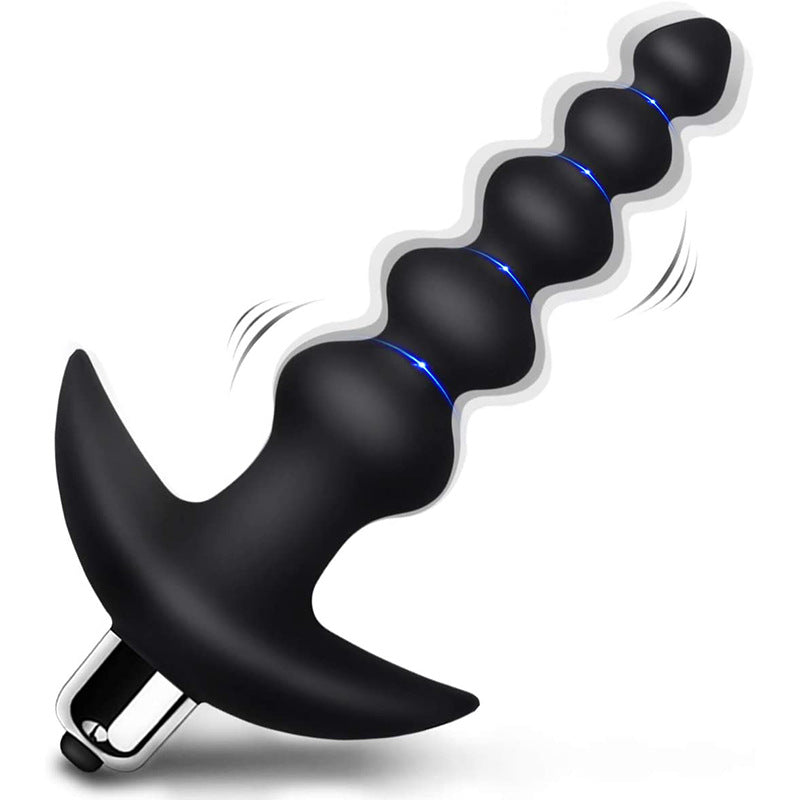 One Button Control Anal Plug Massager Vibrator-lovemesex.myshopify.com