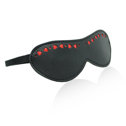 Red Heart Leather Eye Mask Flirting and Training Props