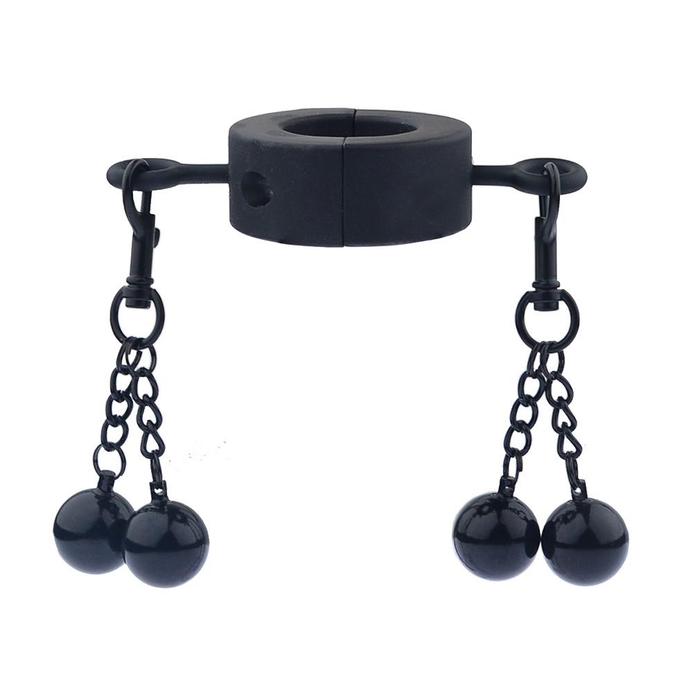 Scrotal Pendant Metal Penis Ring Stretching Exercise