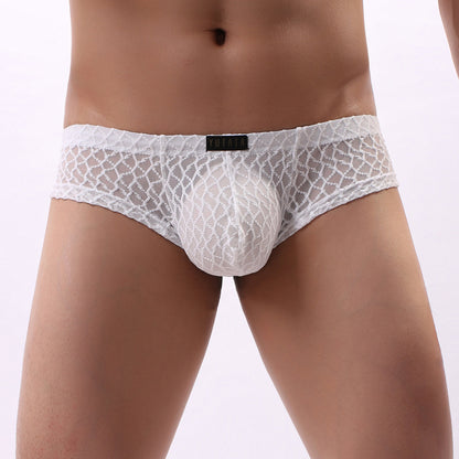 Sexy Sheer Lace Men's Boxer