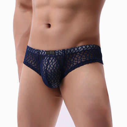 Sexy Sheer Lace Men's Boxer