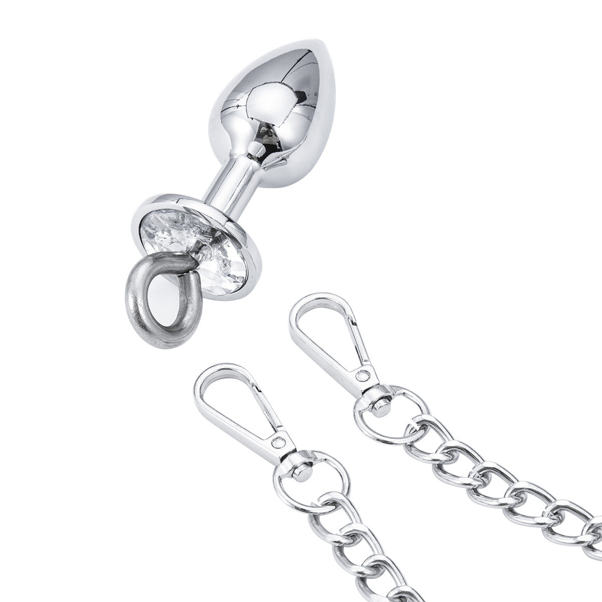 Small Anal Plugs Handcuffs Chain Ring Hanging Pull - lovemesex Small Anal Plugs Handcuffs Chain Ring Hanging Pull - lovemesex