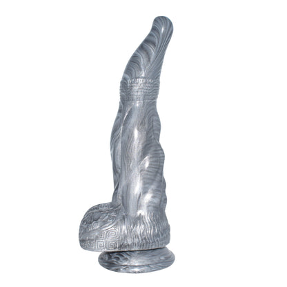 Silver Wolf's Small Head Gradually Enters The Silicone Simulation Animal Dildos