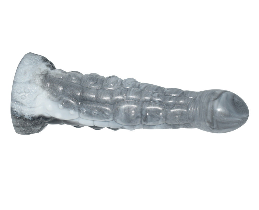 Silver Wolf Tooth Liquid Silicone Imitation Penis