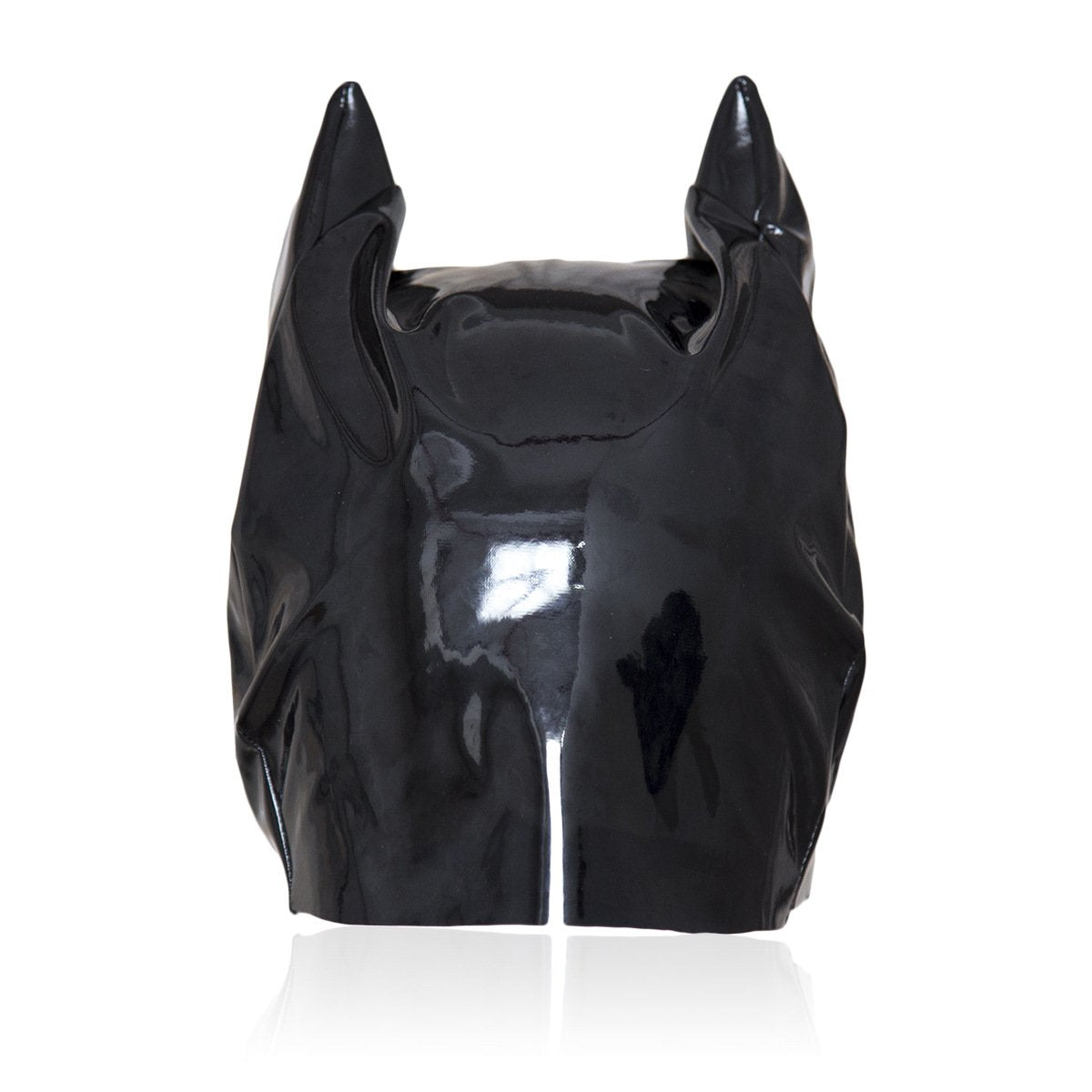 Patent Leather Cat Head Mask Stretched One Size-lovemesex.myshopify.com
