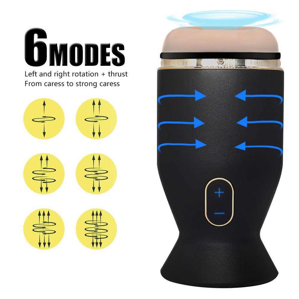 Automatic Retractable Rotating Vibration Penis Electric Exerciser Sex Toys - lovemesexHandheld Masturbators