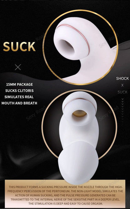 Satisfyer 10 Speed Sucking Nipple Rabbit Vibrators Clit Stimulation