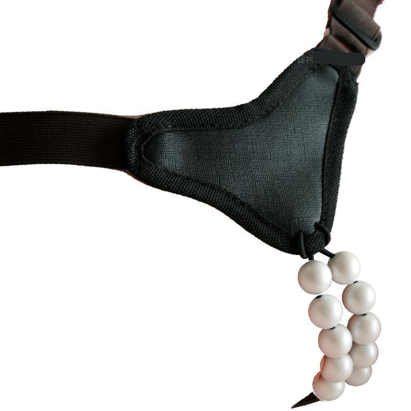 Bondage Adjustable Faux Pearl Beads Underwear - lovemesexBondage Wear & Fetish Clothing