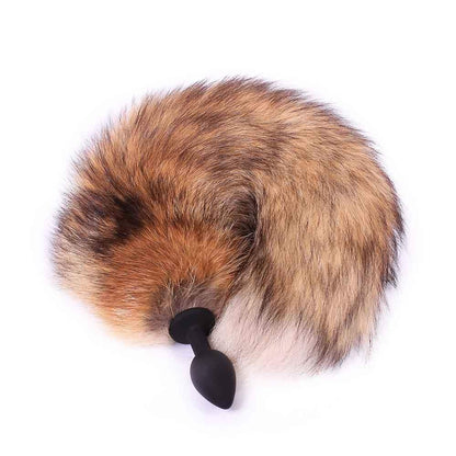 Brown Cat Tail TPE Plug - lovemesexTail Plug