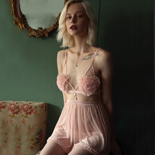 Christie's Pink Nightdress - lovemesexsleepwear