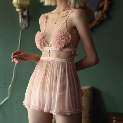 Christie's Pink Nightdress - lovemesexsleepwear